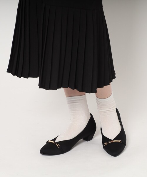 ESPERANZA(エスペランサ)の「ローヒールビットパンプス【ESPERANZA_blanca】(パンプス・レディース・こしょう色系3/ブラック系2・M/LL/S/L)」の17枚目の写真