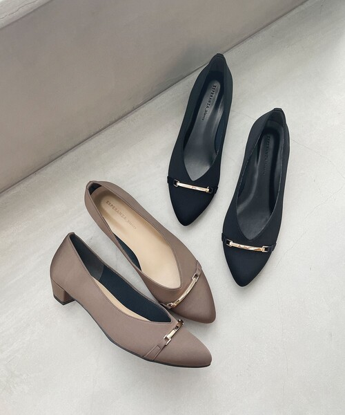 ESPERANZA(エスペランサ)の「ローヒールビットパンプス【ESPERANZA_blanca】(パンプス・レディース・こしょう色系3/ブラック系2・M/LL/S/L)」の22枚目の写真