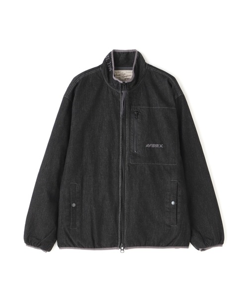 AVIREX（アヴィレックス）の「《WEB&DEPOT限定》DENIM STAND BLOUSON / デニム スタンド ブルゾン / AVIREX / アヴィレックス（デニムジャケット・メンズ・ブラック/インディゴブルー・MEDIUM/LARGE/X-LARGE/XX-LARGE）」の13枚目の写真