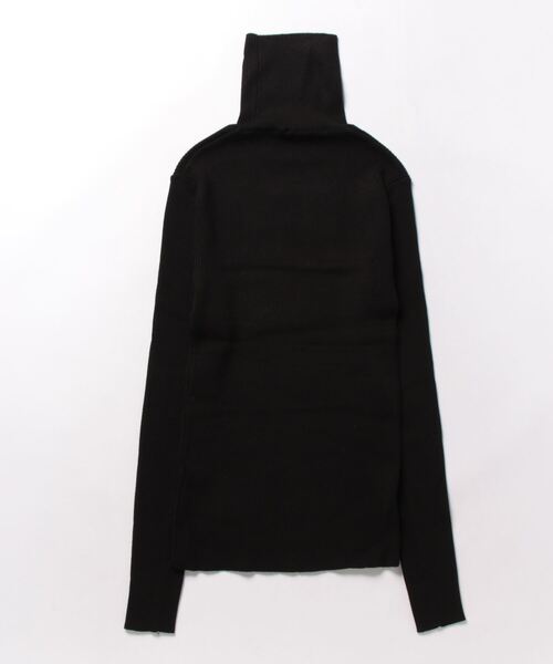 Settimissimo（セッティミッシモ）の「リブフィンガーホールタートルニット（ニット/セーター・レディース・レッド/ブラック/ブルー/グリーン・FREE）」の5枚目の写真