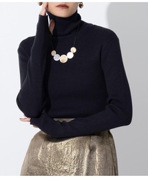 Settimissimo | リブフィンガーホールタートルニット(ニット/セーター)