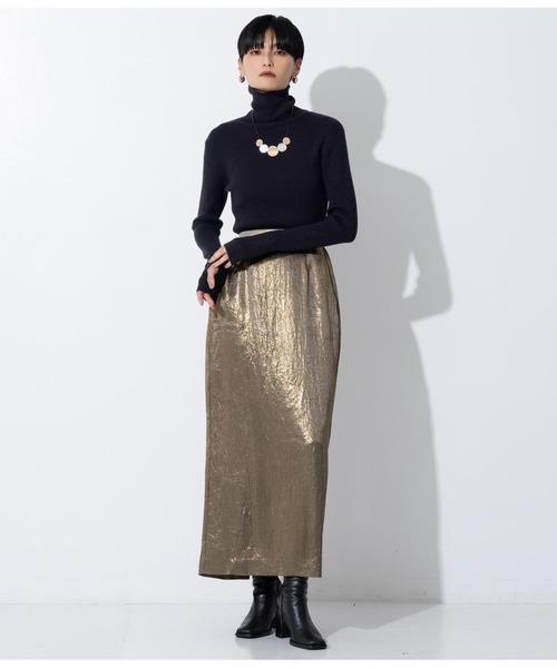 Settimissimo（セッティミッシモ）の「リブフィンガーホールタートルニット（ニット/セーター・レディース・レッド/ブラック/ブルー/グリーン・FREE）」の17枚目の写真