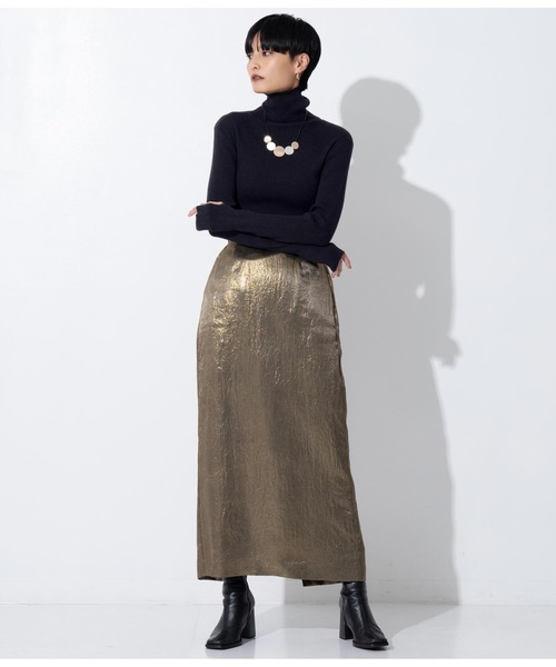 Settimissimo（セッティミッシモ）の「リブフィンガーホールタートルニット（ニット/セーター・レディース・レッド/ブラック/ブルー/グリーン・FREE）」の18枚目の写真