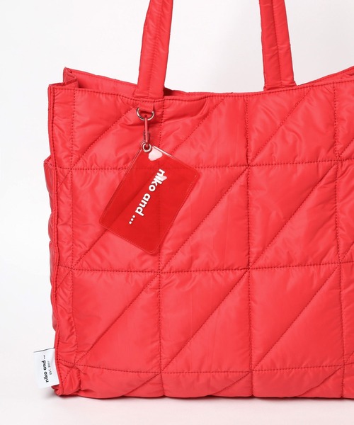 niko and...（ニコアンド）の「オリジナルマルチキルトトートバッグ（トートバッグ・レディース・ホワイト/レッド/グリーン/パープル/ブルー/ブラック・0）」の11枚目の写真