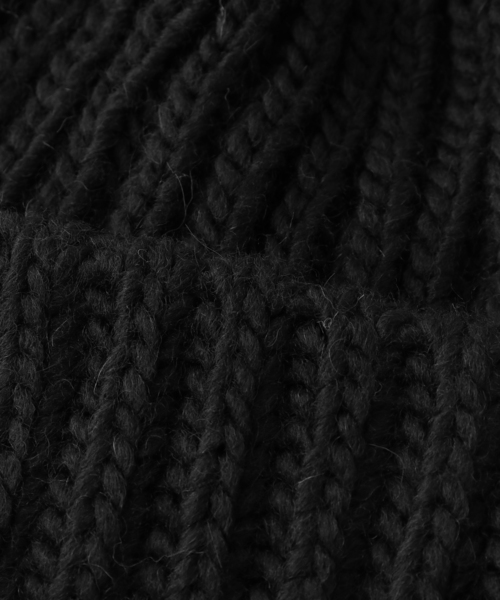 ARMEN(アーメン)の「【ARMEN/アーメン】 3HOLDING RIB CAP:ニットキャップ(ニットキャップ/ビーニー・レディース・ブラック/ブラウン/ベージュ/チャコールグレー・FREE)」の12枚目の写真