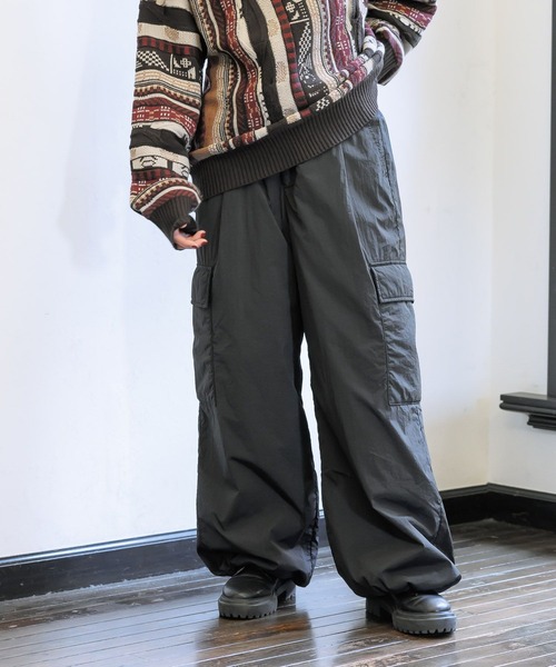 PBLIM（ページボーイリム）の「PBLIM/パデットカーゴパンツ（カーゴパンツ・レディース・ブラック/ベージュ・LARGE/MEDIUM）」の3枚目の写真