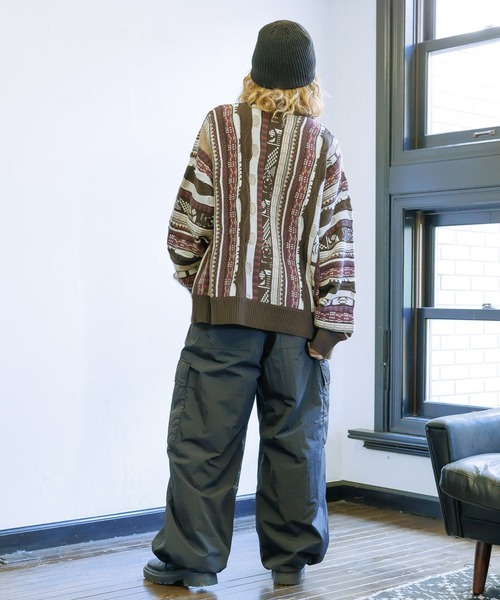 PBLIM（ページボーイリム）の「PBLIM/パデットカーゴパンツ（カーゴパンツ・レディース・ブラック/ベージュ・LARGE/MEDIUM）」の7枚目の写真