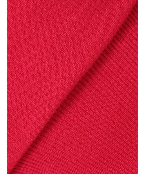 MERCURYDUO（マーキュリーデュオ）の「マルチウェイストラップダブルラッフルニット（ニット/セーター・レディース・オフホワイト/チャコールグレー/ネイビー/レッド/ライム・FREE）」の11枚目の写真