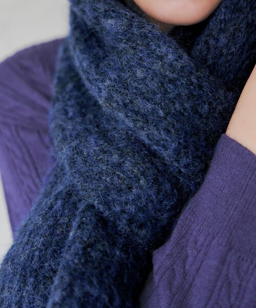 Tiaclasse（ティアクラッセ）の「リブ編みマフラー（マフラー）」 - WEAR