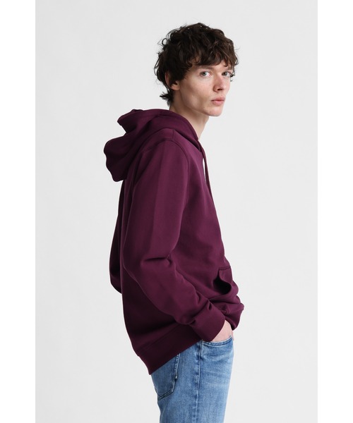 BOSS(ボス)の「BOSSロゴパッチ コットンテリー フーディ(パーカー・メンズ・パープル/グレー・XL/S/L/XXL/M)」の9枚目の写真