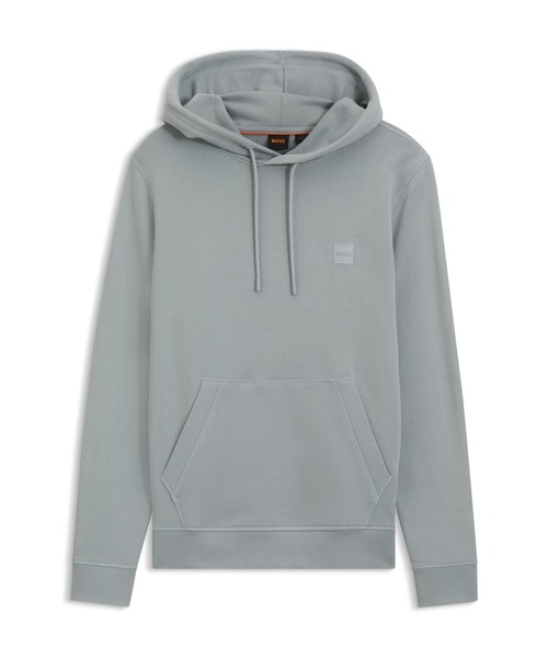 BOSS(ボス)の「【オンライン限定】BOSSロゴパッチ コットンテリー フーディ(パーカー・メンズ・パープル/グレー・XL/S/L/XXL/M/XS)」の5枚目の写真