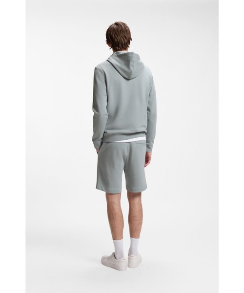 BOSS(ボス)の「【オンライン限定】BOSSロゴパッチ コットンテリー フーディ(パーカー・メンズ・パープル/グレー・XL/S/L/XXL/M/XS)」の4枚目の写真