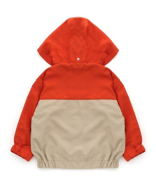 BREEZE(ブリーズ)の「【撥水加工/フードがしまえる】カラバリウィンドブレーカー(ナイロンジャケット・キッズ・ブラック/オレンジ/レインボー/ピンク/グレー/ブルー・110/130/120/140/90/100/150)」の17枚目の写真