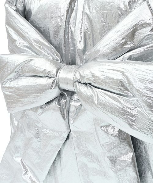 Candy Stripper（キャンディストリッパー）の「METALLIC RIBBON TOTE バッグ（トートバッグ・レディース・シルバー/ブラック・FREE）」の16枚目の写真