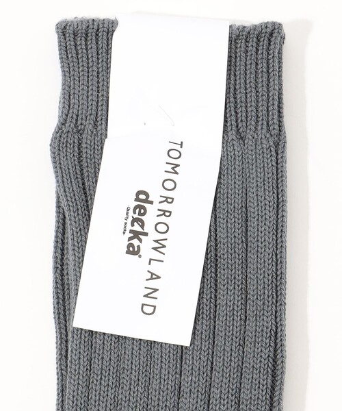 decka Quality socks(デカクオリティソックス)の「【別注】decka Heavyweight Socks リブソックス(ソックス/靴下・メンズ・ホワイト/グレー/イエロー/ダークブラウン/ブラック/カーキ/レッド/ダークブルー・FREE)」の13枚目の写真