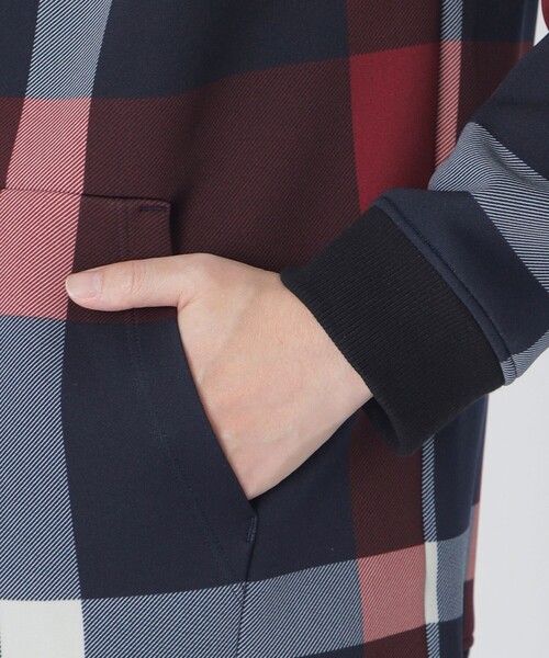 BLACK LABEL CRESTBRIDGE チェックパーカー フーディー M BLACK LABEL CRESTBRIDGE（ブラックレーベル・クレストブリッジ
