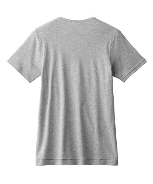GUNZE（グンゼ）の「GUNZE BASIC/グンゼベーシック　VネックTシャツ　3枚組（インナーウェア/肌着・メンズ・ホワイト/杢グレー/ブラック・MEDIUM/X-LARGE/LARGE）」の5枚目の写真