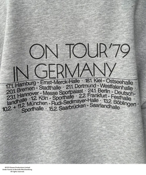 CIAOPANIC（チャオパニック）の「【ユニセックス】【QUEEN/クイーン】ヴィンテージ加工ロックスウェット（スウェット・レディース・グレー・FREE）」の14枚目の写真