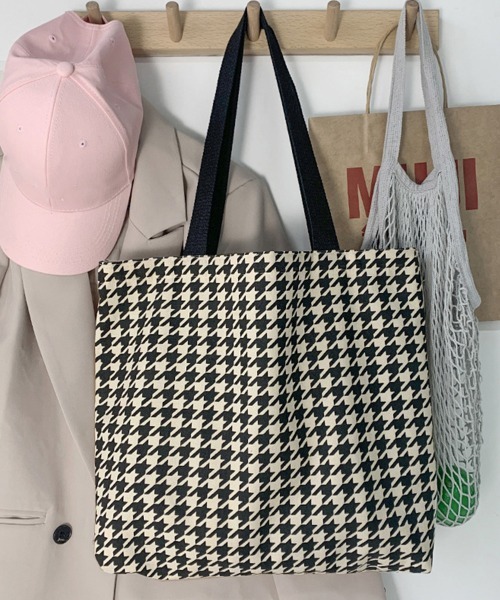 Miniministore(ミニミニストア)の「千鳥格子トートバッグ レディース 大容量(トートバッグ・レディース・その他・FREE)」の10枚目の写真