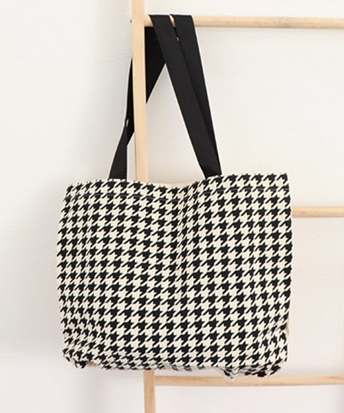 Miniministore(ミニミニストア)の「千鳥格子トートバッグ レディース 大容量(トートバッグ・レディース・その他・FREE)」の13枚目の写真