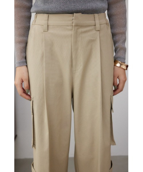 AZUL by moussy(アズールバイマウジー)の「ワイドカーゴパンツ(カーゴパンツ・レディース・ブラック/ベージュ・MEDIUM/SMALL)」の8枚目の写真