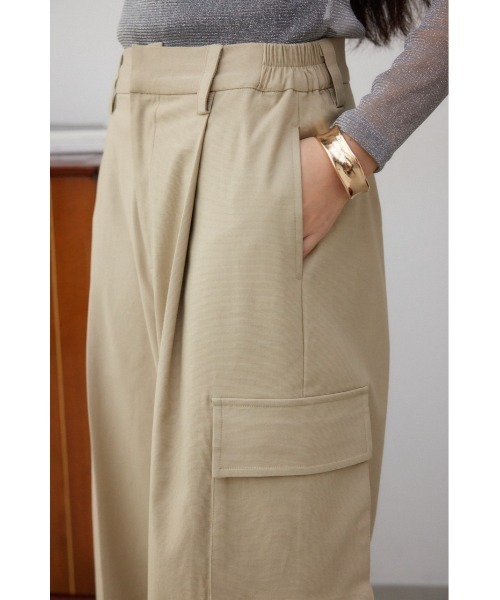 AZUL by moussy(アズールバイマウジー)の「ワイドカーゴパンツ(カーゴパンツ・レディース・ブラック/ベージュ・MEDIUM/SMALL)」の10枚目の写真