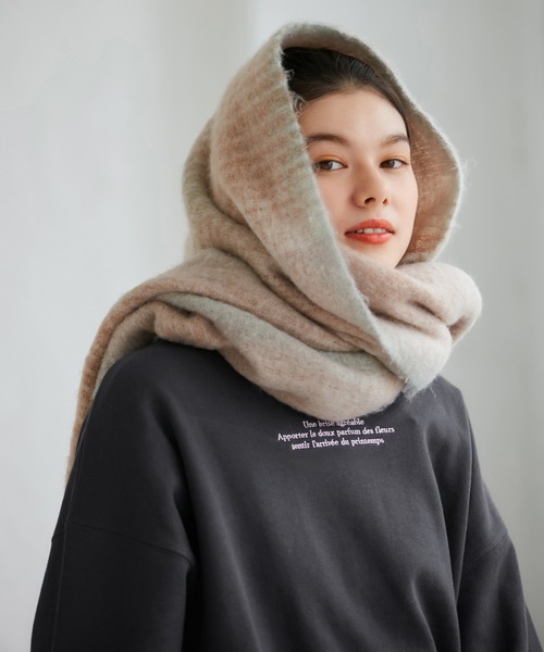 ROPE' PICNIC（ロペピクニック）の「オーバーサイズアソートロゴ刺繍スウェット（スウェット・レディース・チャコールグレー/サックスブルー/グレー系その他/キナリ・38）」の9枚目の写真