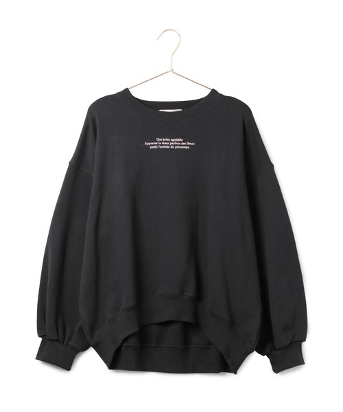 ROPE' PICNIC（ロペピクニック）の「オーバーサイズアソートロゴ刺繍スウェット（スウェット・レディース・チャコールグレー/サックスブルー/グレー系その他/キナリ・38）」の19枚目の写真