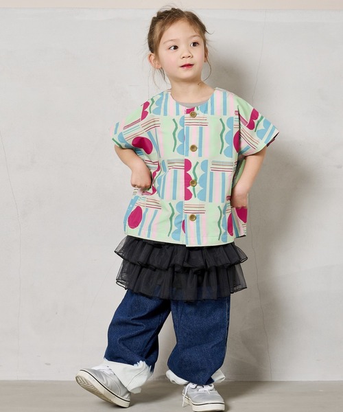 HOGAN RANCH WEAR(ホーガンランチウエア)の「オーバートップス(kids/S~LL)(シャツ/ブラウス・キッズ・ブラック/マルチ/イエロー・S/M/L/LL)」の15枚目の写真