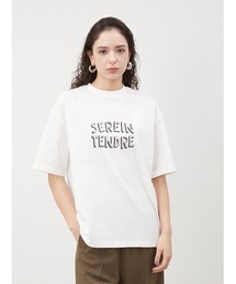 Mila Owen | ロゴプリントTシャツ【手洗い可能】(Tシャツ/カットソー)