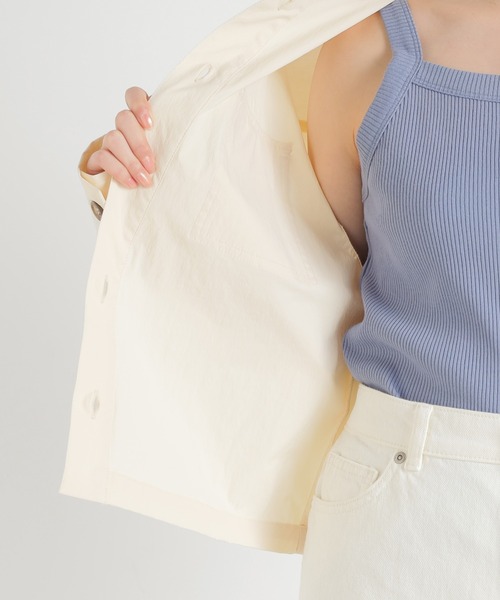 Honeys（ハニーズ）の「ミリタリージャケット（ミリタリージャケット・レディース・グレイッシュベージュ/カーキ/ブラック/アイボリー・L/M/S）」の10枚目の写真