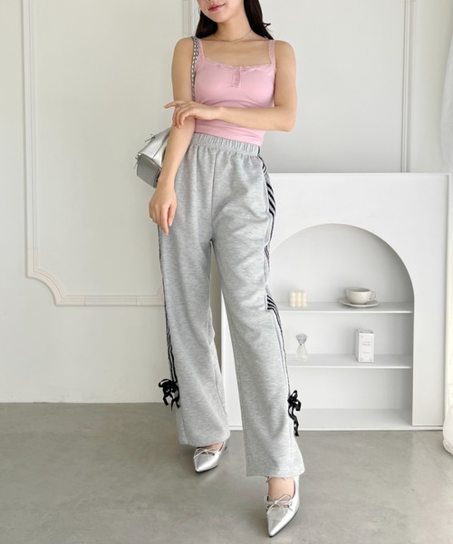 セール】レースストラップカップ付きブラキャミソール（キャミソール