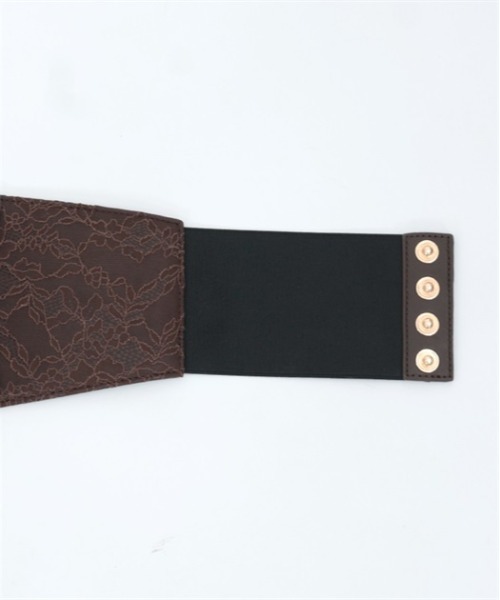 axes femme(アクシーズファム)の「レース×刺繍コルセットベルト(ベルト・レディース・ブラック/ブラウン・FREE)」の8枚目の写真