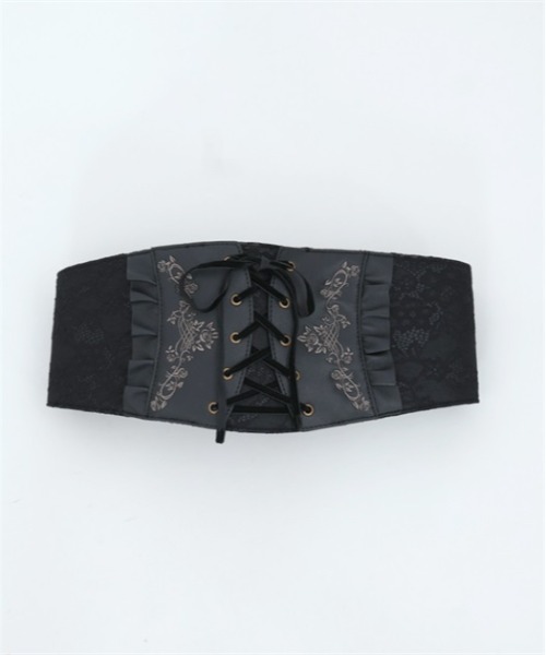 axes femme(アクシーズファム)の「レース×刺繍コルセットベルト(ベルト・レディース・ブラック/ブラウン・FREE)」の15枚目の写真