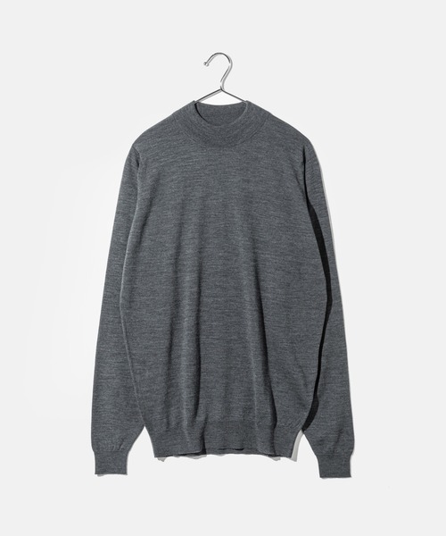 セール】JOHN SMEDLEY HARCOURT PULLOVER MOCK TURTLE LS STANDARD FIT