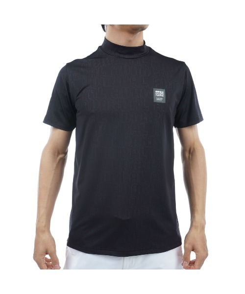 Admiral Golf(アドミラル ゴルフ)の「ロゴエンボス モックシャツ(Tシャツ/カットソー・メンズ・サンドベージュ/ブラック/ホワイト/ネイビー/オレンジ/ライトブルー・L/M/LL)」の3枚目の写真