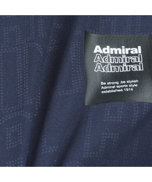 Admiral Golf(アドミラル ゴルフ)の「ロゴエンボス モックシャツ(Tシャツ/カットソー・メンズ・サンドベージュ/ブラック/ホワイト/ネイビー/オレンジ/ライトブルー・L/M/LL)」の7枚目の写真
