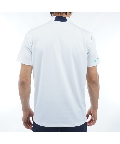 Admiral Golf(アドミラル ゴルフ)の「ロゴエンボス モックシャツ(Tシャツ/カットソー・メンズ・サンドベージュ/ブラック/ホワイト/ネイビー/オレンジ/ライトブルー・L/M/LL)」の12枚目の写真
