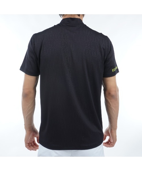 Admiral Golf(アドミラル ゴルフ)の「ロゴエンボス モックシャツ(Tシャツ/カットソー・メンズ・サンドベージュ/ブラック/ホワイト/ネイビー/オレンジ/ライトブルー・L/M/LL)」の14枚目の写真