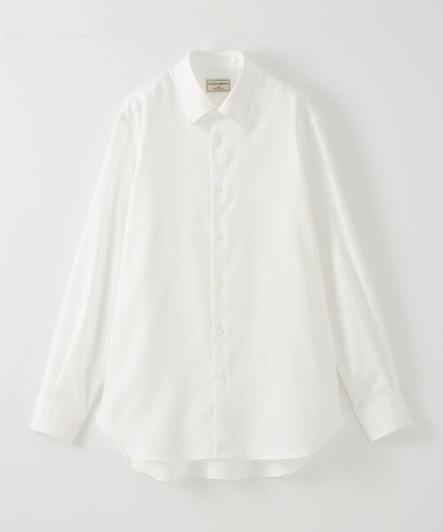 UNITED ARROWS（ユナイテッドアローズ）の「イージーケア ピンオックスフォード ボタンダウンカラーシャツ -抗菌防臭-（シャツ/ブラウス・メンズ・ホワイト・39cm/37cm/41cm/42cm/40cm/38cm）」の2枚目の写真