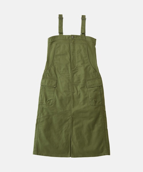 Gramicci（グラミチ）の「GRAMICCI/グラミチ CARGO DRESS | カーゴドレス（ワンピース・レディース・ホワイト系その他/オリーブ・S/M/L）」の2枚目の写真