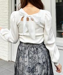 INGNI | Backリボンリブトップス(その他トップス)