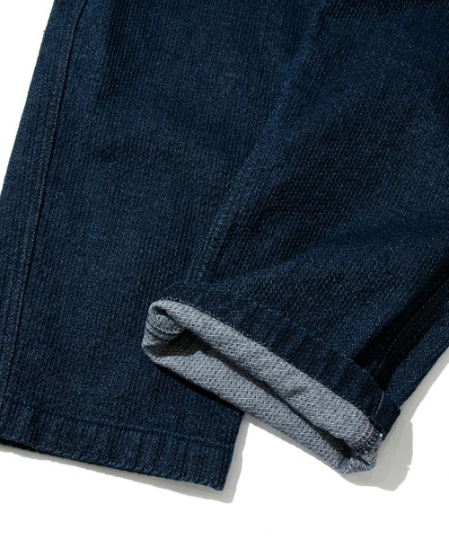 M*a様 AOZORA刺し子DENIM UNISEXアーミーイージーパンツ (M AOZORA（アオゾラ）の「AOZORA/アオゾラ 刺し子DENIM UNISEXアーミー