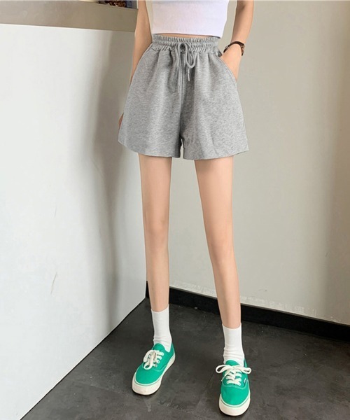 Miniministore（ミニミニストア）の「スウェットショートパンツ レディース春夏（スウェットパンツ・レディース・ホワイト/ラベンダー/ブラック/グレー/ブルー・FREE）」の8枚目の写真