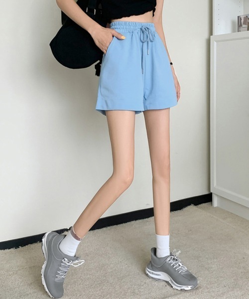 Miniministore（ミニミニストア）の「スウェットショートパンツ レディース春夏（スウェットパンツ・レディース・ホワイト/ラベンダー/ブラック/グレー/ブルー・FREE）」の17枚目の写真
