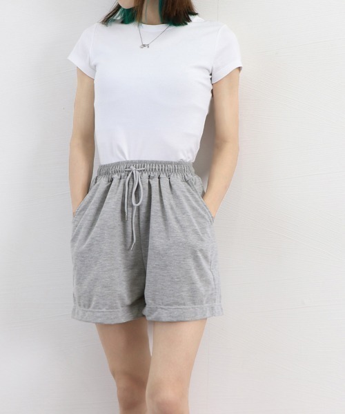 Miniministore（ミニミニストア）の「スウェットショートパンツ レディース春夏（スウェットパンツ・レディース・ホワイト/ラベンダー/ブラック/グレー/ブルー・FREE）」の20枚目の写真