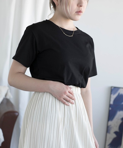 aimoha(アイモハ)の「カジュアルオーバーTシャツ(Tシャツ/カットソー・レディース・ブラック/ホワイト・LARGE/MEDIUM)」の4枚目の写真