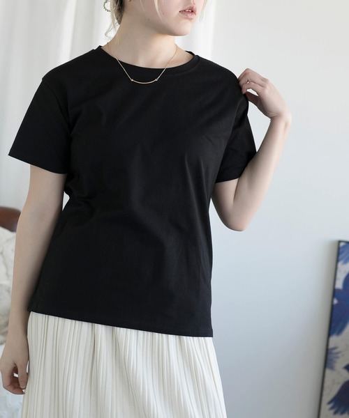 aimoha(アイモハ)の「カジュアルオーバーTシャツ(Tシャツ/カットソー・レディース・ブラック/ホワイト・LARGE/MEDIUM)」の5枚目の写真