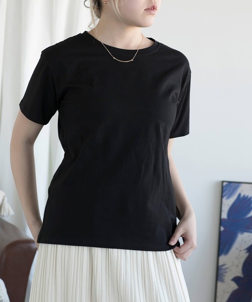 aimoha(アイモハ)の「カジュアルオーバーTシャツ(Tシャツ/カットソー・レディース・ブラック/ホワイト・LARGE/MEDIUM)」の6枚目の写真