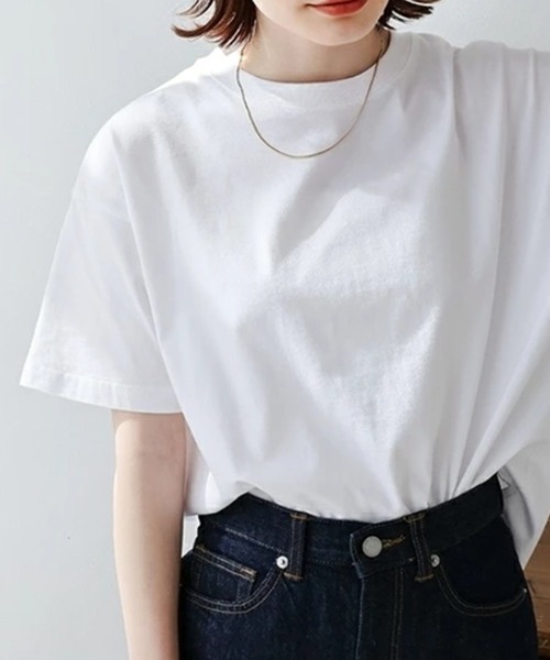 aimoha(アイモハ)の「カジュアルオーバーTシャツ(Tシャツ/カットソー・レディース・ブラック/ホワイト・LARGE/MEDIUM)」の17枚目の写真